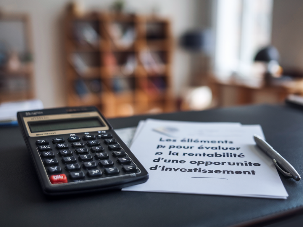 Les éléments clés pour évaluer la rentabilité d’une opportunité d’investissement