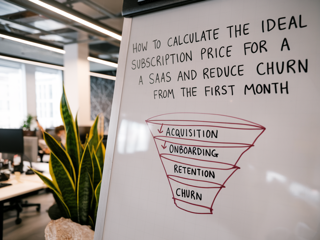 Comment calculer le prix d’abonnement idéal pour un saas et réduire le churn dès le premier mois