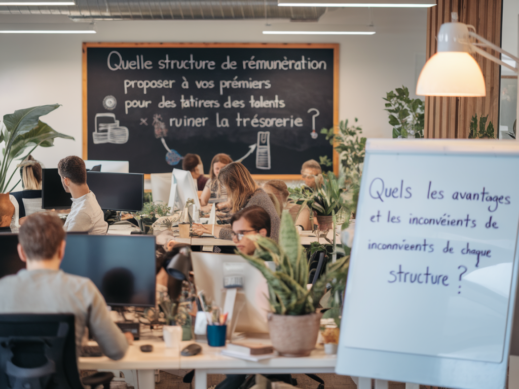 Quelle structure de rémunération proposer à vos premiers salariés pour attirer des talents sans ruiner la trésorerie